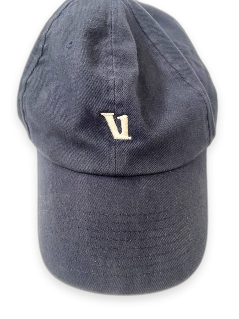 Vuori V1 Dad Hat 2.0 Navy Blue Cotton Elastane Adjustable Baseball Cap